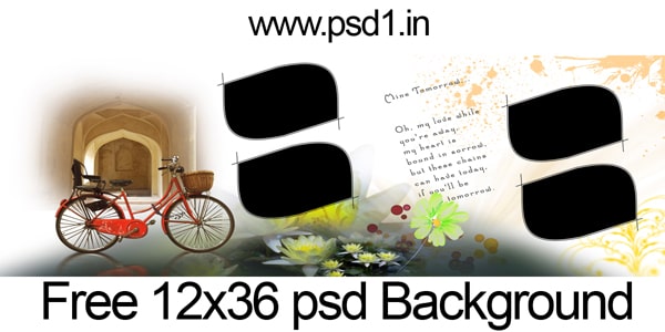 marriage design 12×36 psd background free download #09